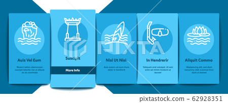 Thailand National Onboarding Elements Icons Set Vector Thailand National Onboarding Elements Icons Set Vector 62928351