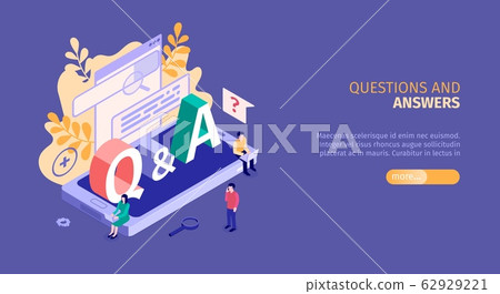 Questions Answers Support Banner 62929221