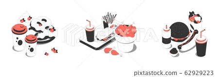 Fastfood Isometric Concept  62929223