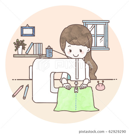 女人在做縫紉 女人在做縫紉 62929290