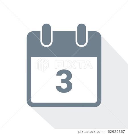 simple calendar icon 3 on white background simple calendar icon 3 on white background 62929867