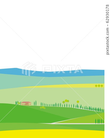 Orcha谷val d'orcia托斯卡納托斯卡納春天 62930178