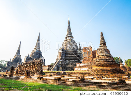 Thai Ayutthaya ruins Wat · plazasan pet 62930610