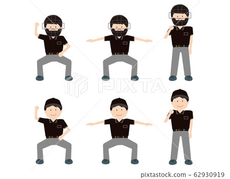 Baseball referee set 62930919