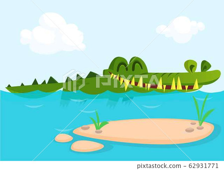Cute crocodile lizard cartoon Cute crocodile lizard cartoon 62931771