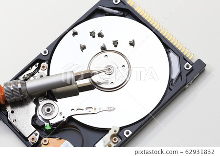 PC hard disk (HDD) and precision screwdriver PC hard disk (HDD) and precision screwdriver 62931832