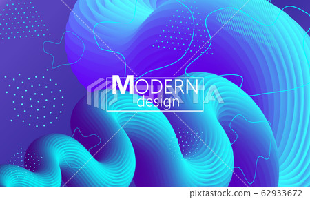 Fluid shapes. Purple 3D background. Vector 62933672
