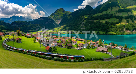 Swiss village Lungern, Switzerland Swiss village Lungern, Switzerland 62933758