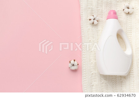 Bio plastic bottle with washing hypoallergenic conditioner Bio plastic bottle with washing hypoallergenic conditioner 62934670