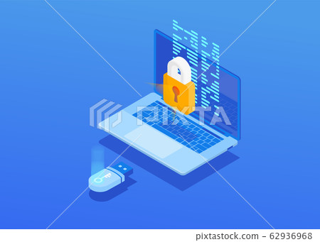 Isometric vector composition of laptop screen of Isometric vector composition of laptop screen of 62936968