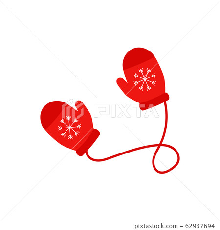 Mittens icon isolated on white back. Eps10 Mittens icon isolated on white back. Eps10 62937694