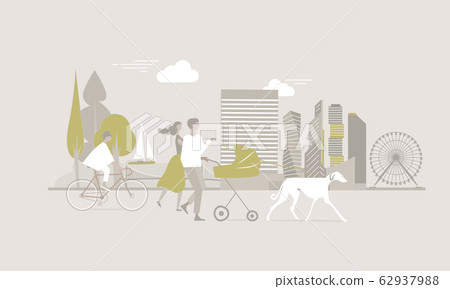 cityscape stroller