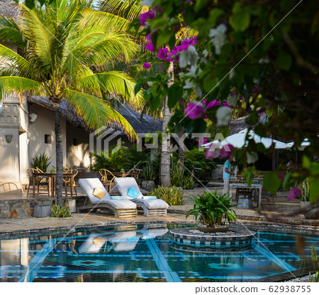 Swimming pool of luxury seaside resort 62938755