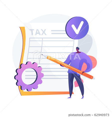Taxes calculation vector concept metaphor Taxes calculation vector concept metaphor 62940973