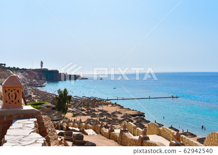 The rocky beach of the Red Sea Hotel in Sharm El 62942540