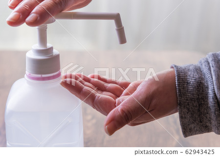 [Alcohol disinfection-hand washing] 62943425