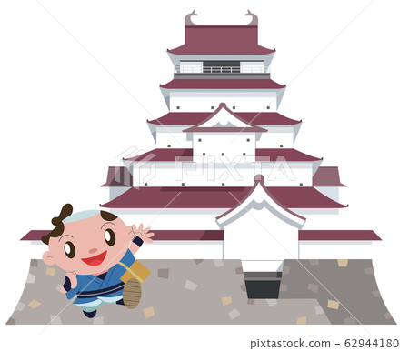 Tsuruga Castle and Traveler 62944180