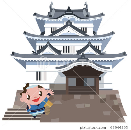 Uwajima Castle and Traveler 62944395