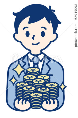 Men salarymen office workers suits money Men salarymen office workers suits money 62945098