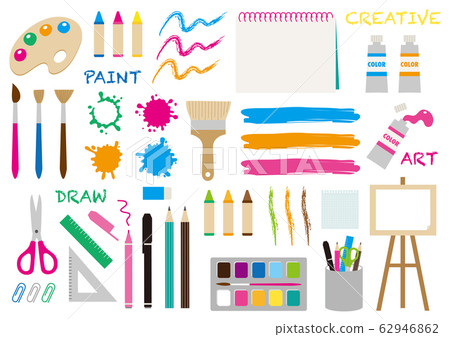Art Illustration Material Tools Paint 62946862