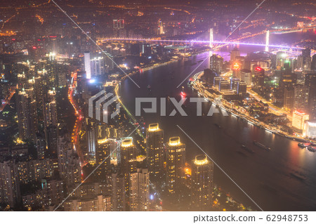 "Shanghai" Night view of Nampo Bridge "Shanghai" Night view of Nampo Bridge 62948753
