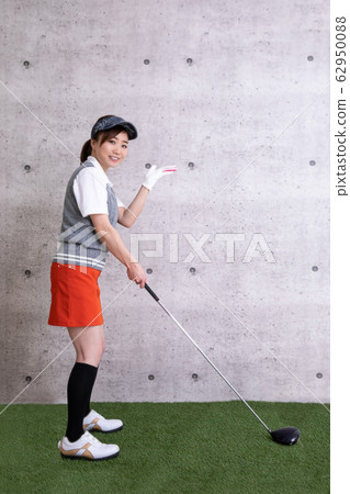 Women in golf wear Women in golf wear 62950088