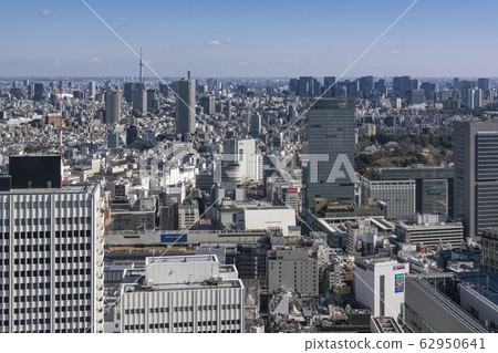 Urban landscape Central Tokyo buildings and landmarks Image of central Tokyo 62950641