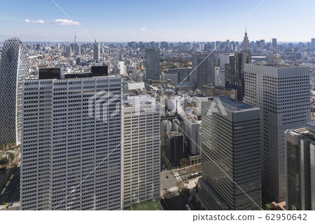 城市景觀東京市中心的建築物和地標東京市中心的圖像 62950642