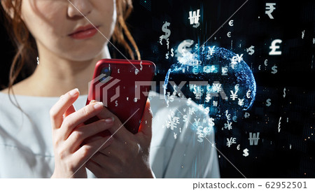 Smartphone and money Smartphone and money 62952501