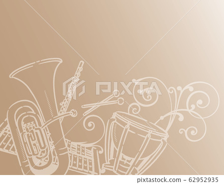 樂器,音樂主題的背景材料。 樂器,音樂主題的背景材料。 62952935