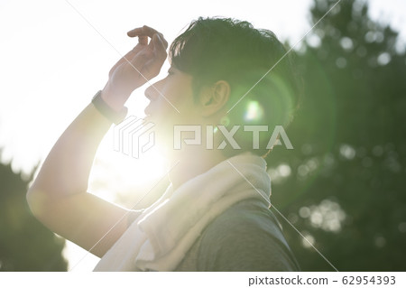 運動，男人，慢跑 62954393