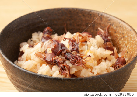 Grilled firefly squid rice Grilled firefly squid rice 62955099