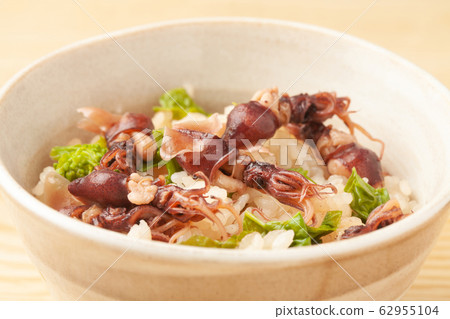 Grilled firefly squid rice 62955104