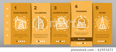 Dubai Onboarding Icons Set Vector Dubai Onboarding Icons Set Vector 62955872