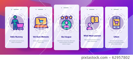 Buyer Elements Onboarding Vector Buyer Elements Onboarding Vector 62957802