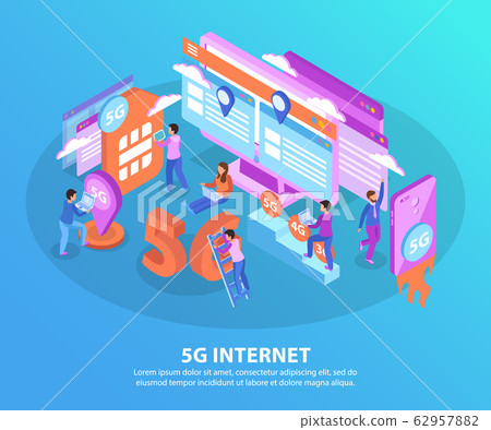 5g Internet Background 62957882