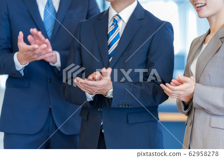 商業讚揚掌聲商業人士 62958278