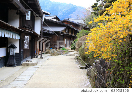 Spring Nakasendo Road Tsumagojuku Spring Nakasendo Road Tsumagojuku 62958596