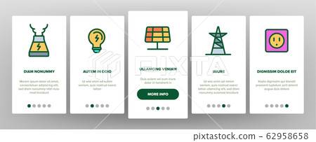 Color Electricity Industry Vector Onboarding 62958658