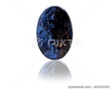 Dark blue pietersite gemstone 62959309