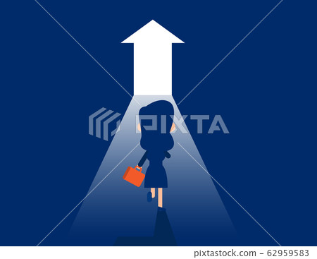 Running towards for growth and successful. 62959583