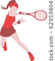 Tennis player women 62959804