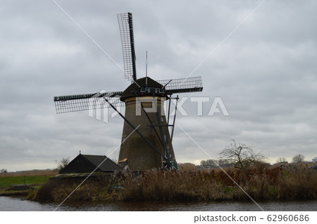 Windmills in Kinderdijk, World Heritage Site, Netherlands Windmills in Kinderdijk, World Heritage Site, Netherlands 62960686