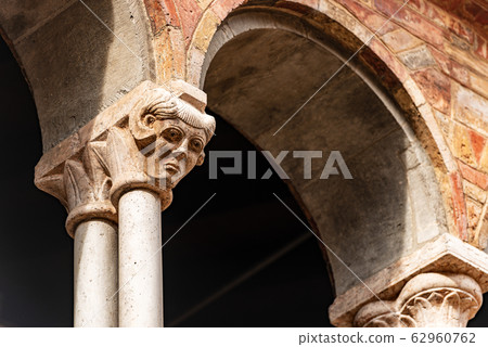 Basilica of Santo Stefano in Bologna Italy - Ancient columns 62960762