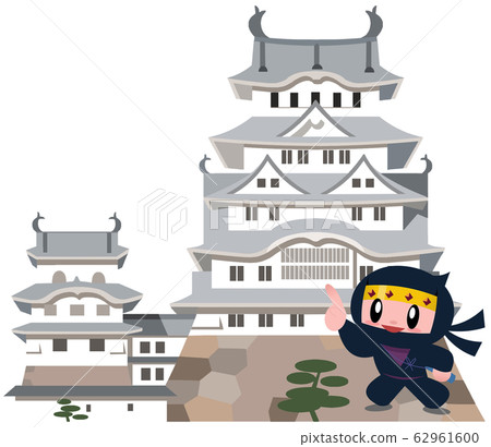 Himeji Castle and Traveler 62961600