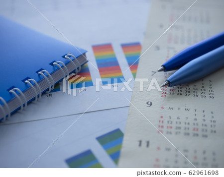 Business image · graph · calendar · notebook 62961698