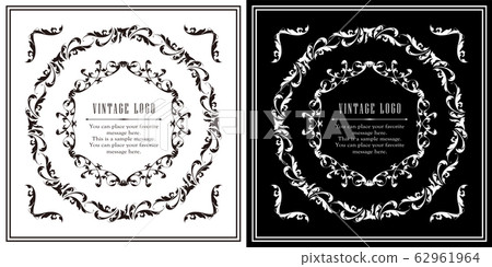 Wedding Frame Vintage Antique Gorgeous Retro Girly Luxury Set 62961964