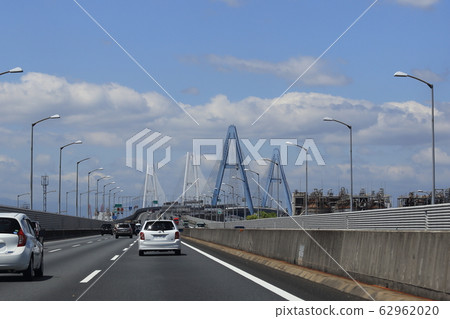 著名的Port Triton Bridge-Famous Port Higashi Ohashi，Chuo Ohashi [愛知縣名古屋市] 62962020