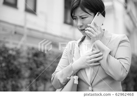 Smartphone and negative woman image Smartphone and negative woman image 62962468
