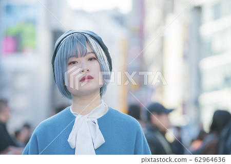 Woman portrait in Shibuya center area 62964636
